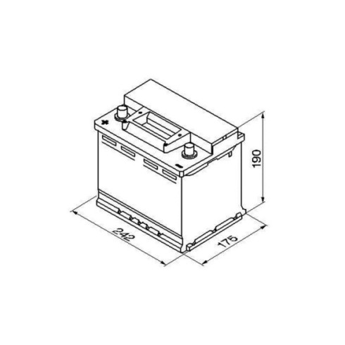 BATTERIE BOSCH 12V-56AH/480A S3 005
